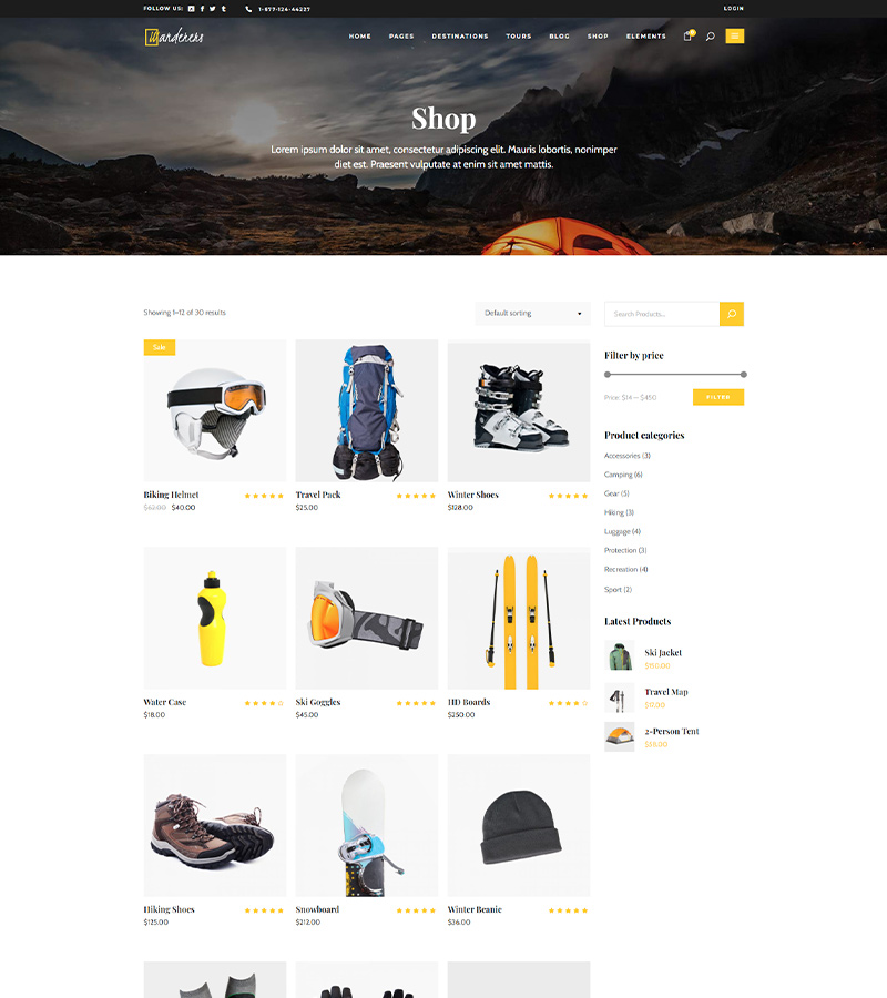 Wanderers – Adventure Travel & Tourism Theme – Qode Interactive