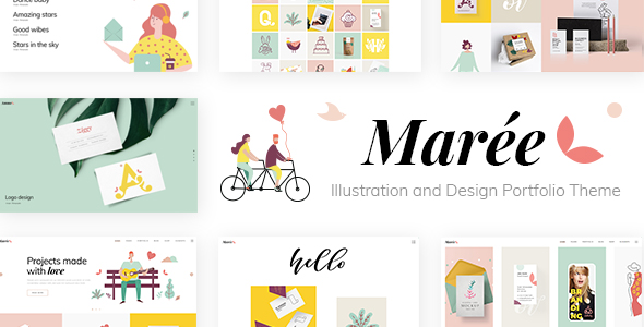 Marée - Illustration and Design Portfolio Theme