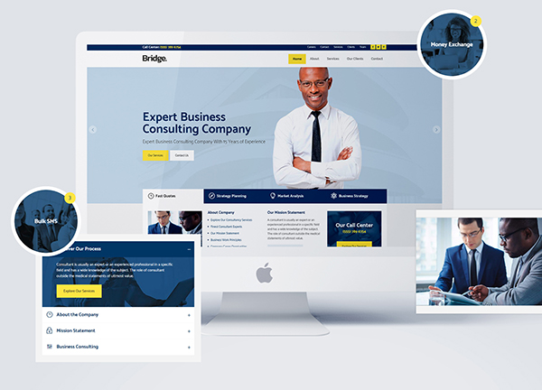 Business Consultant Bridge Theme Demo