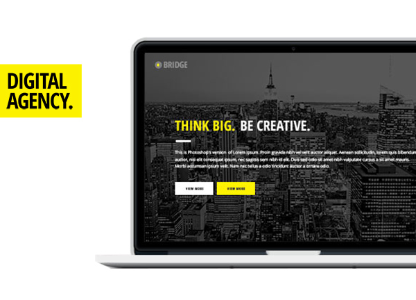 Digital Agency Bridge Theme Demo