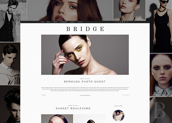 Fashion Blog Bridge Theme Demo