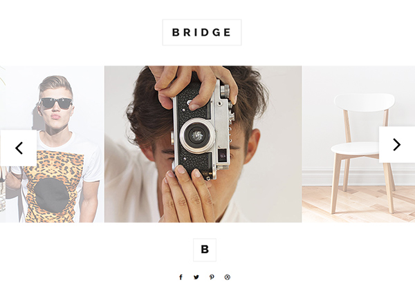 Photo Slider Bridge Theme Demo
