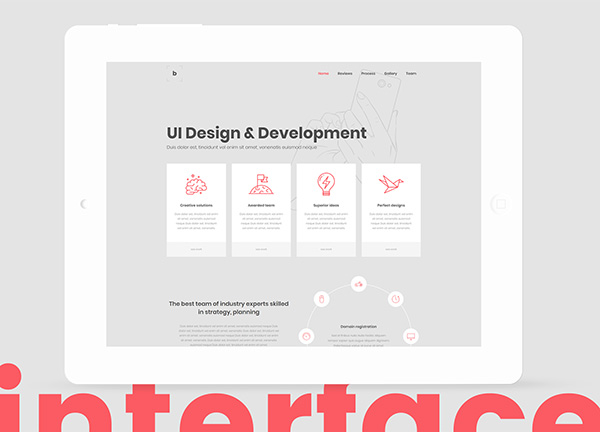 UI Design Company Bridge Theme Demo