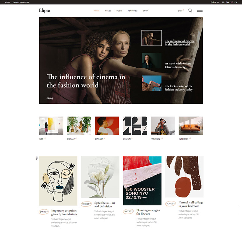 Elipsa WordPress Theme