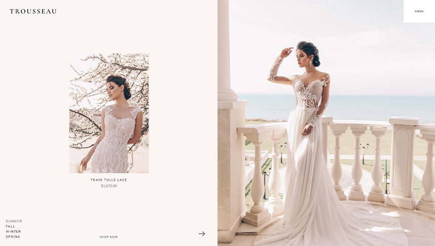 Trousseau - Bridal Shop WordPress Theme by Mikado-Themes