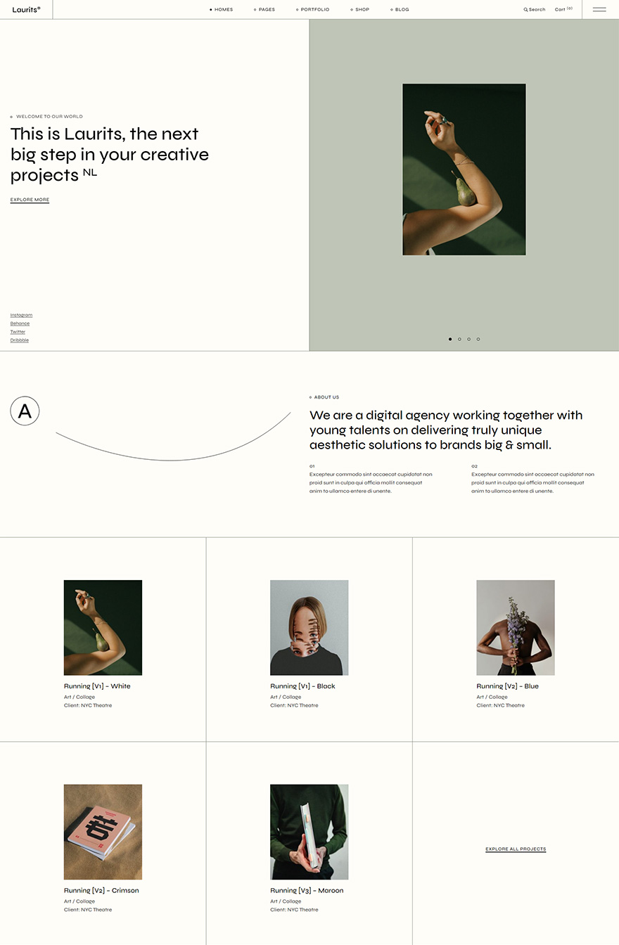 Laurits WordPress Theme