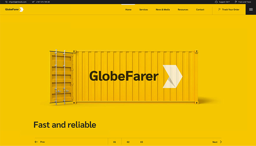 GlobeFarer WordPress Theme