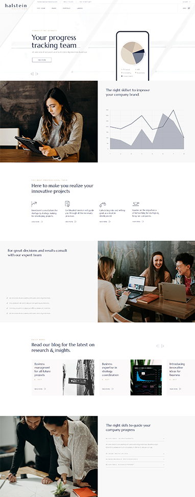 Halstein WordPress Theme