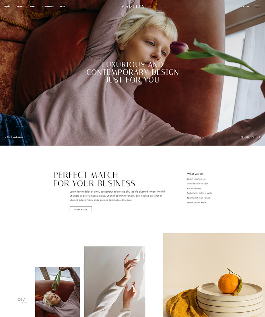 Madelyn WordPress Theme