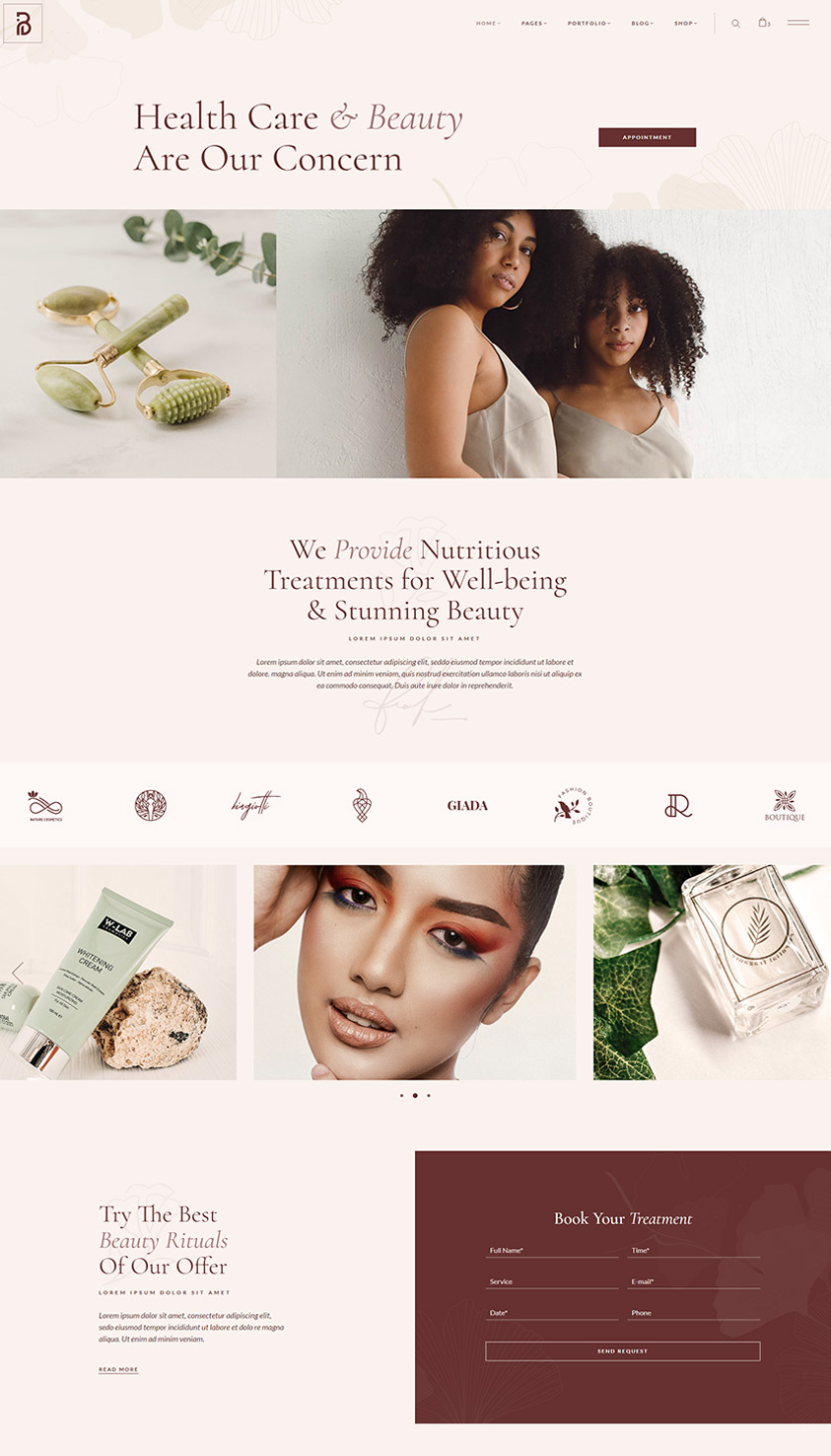 Brielle Wordpress Theme