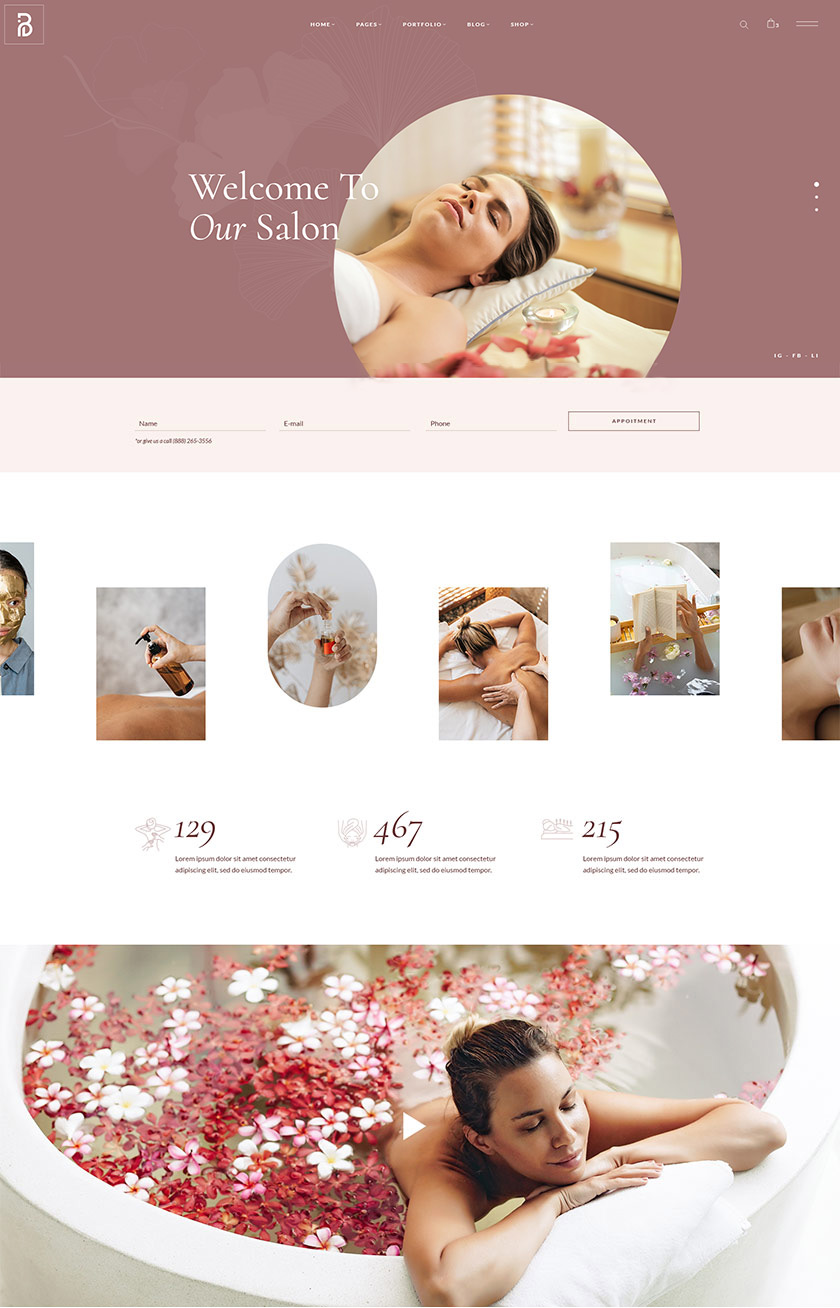 Brielle Wordpress Theme