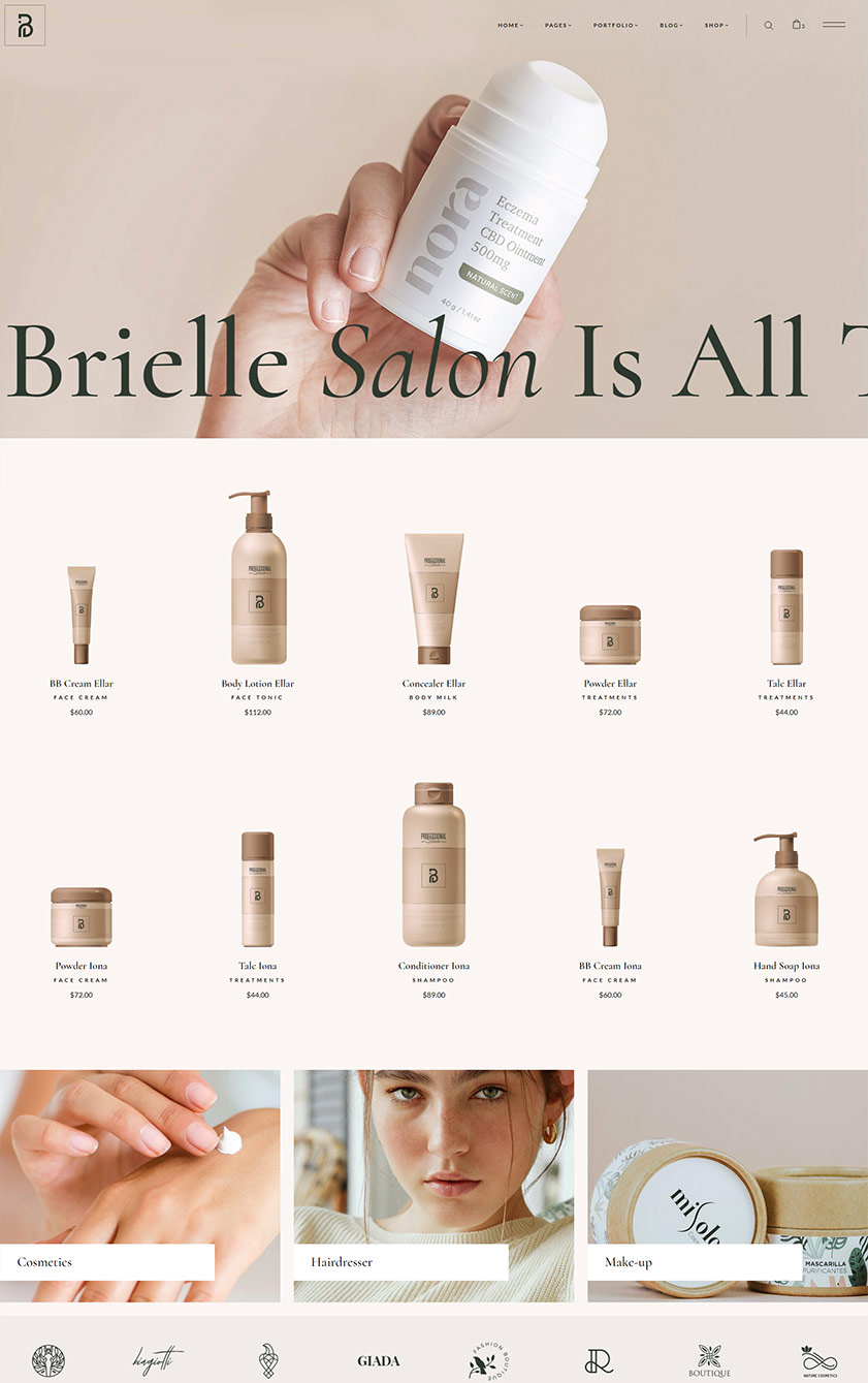 Brielle Wordpress Theme