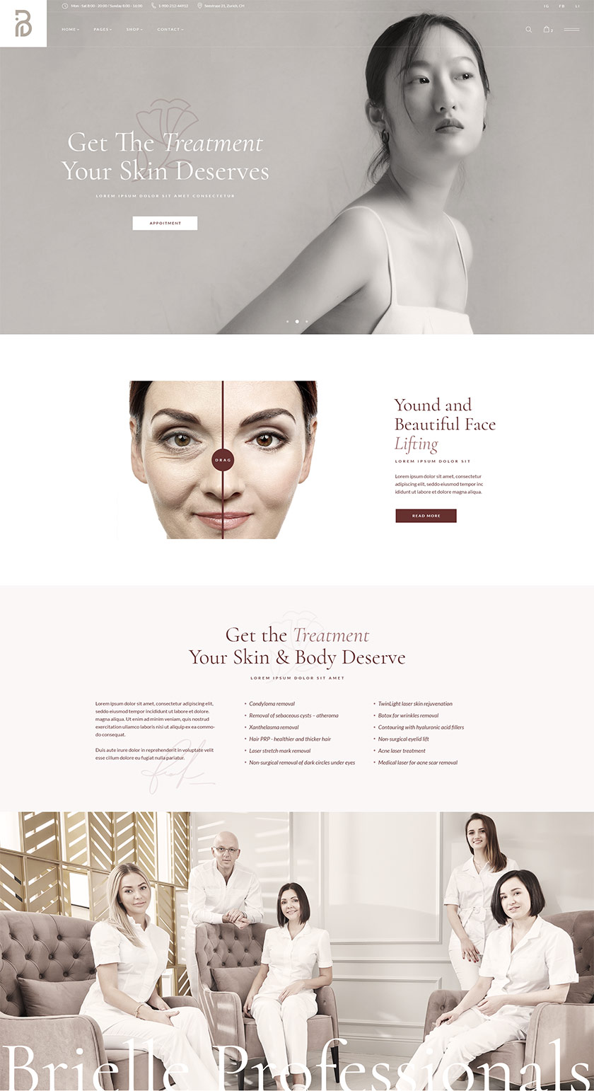 Brielle Wordpress Theme