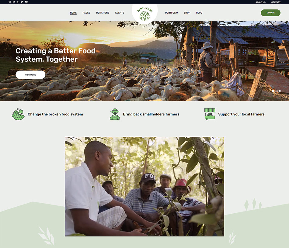 EarthCare WordPress Theme