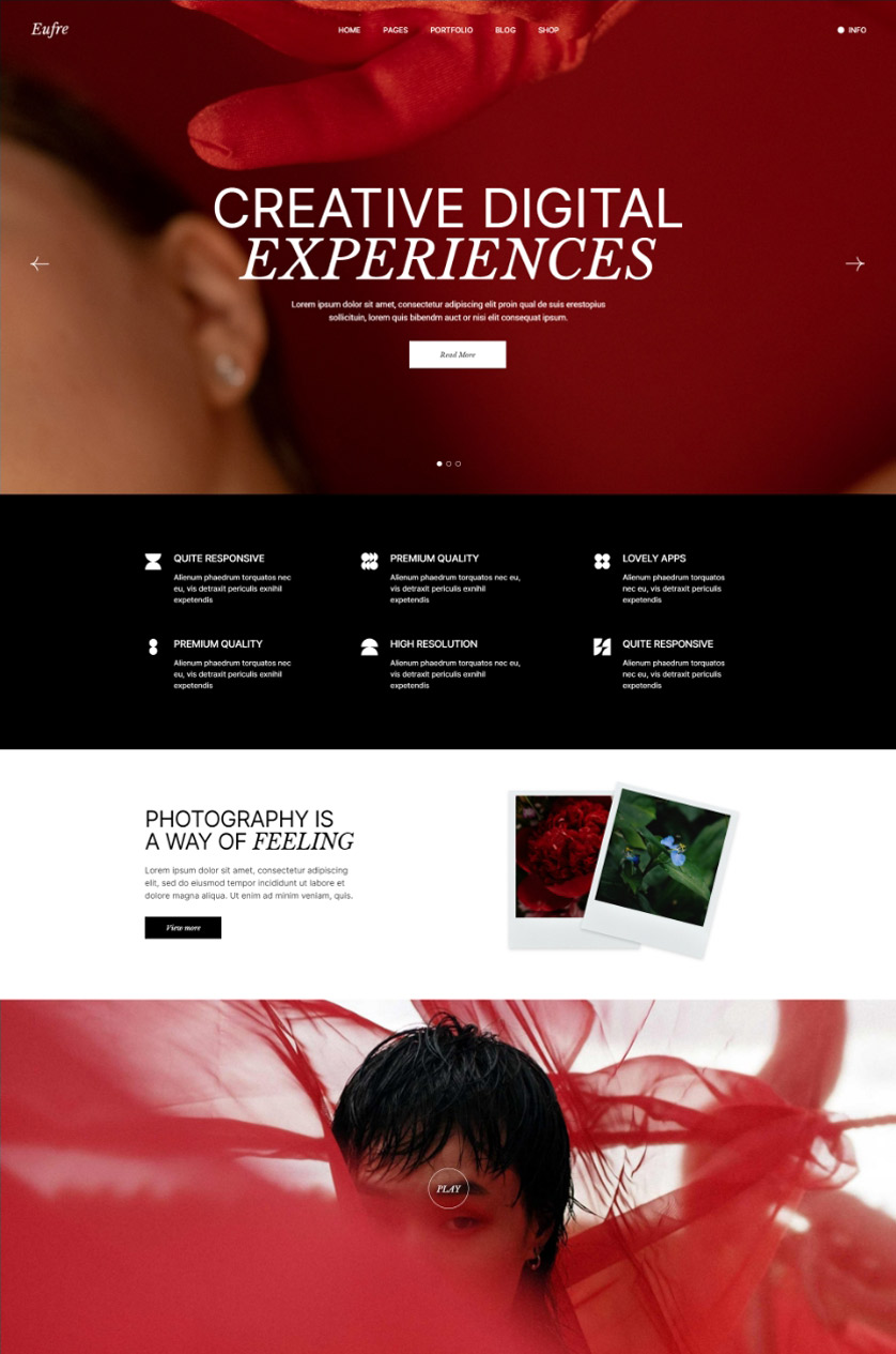 Eufre A WordPress Theme