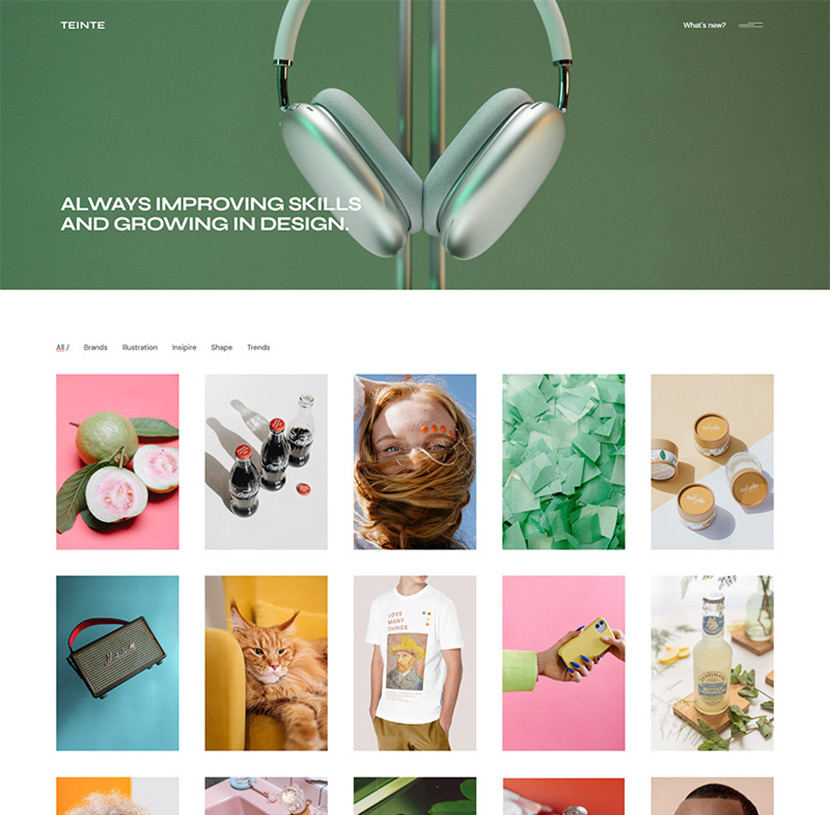 Teinte A WordPress Theme