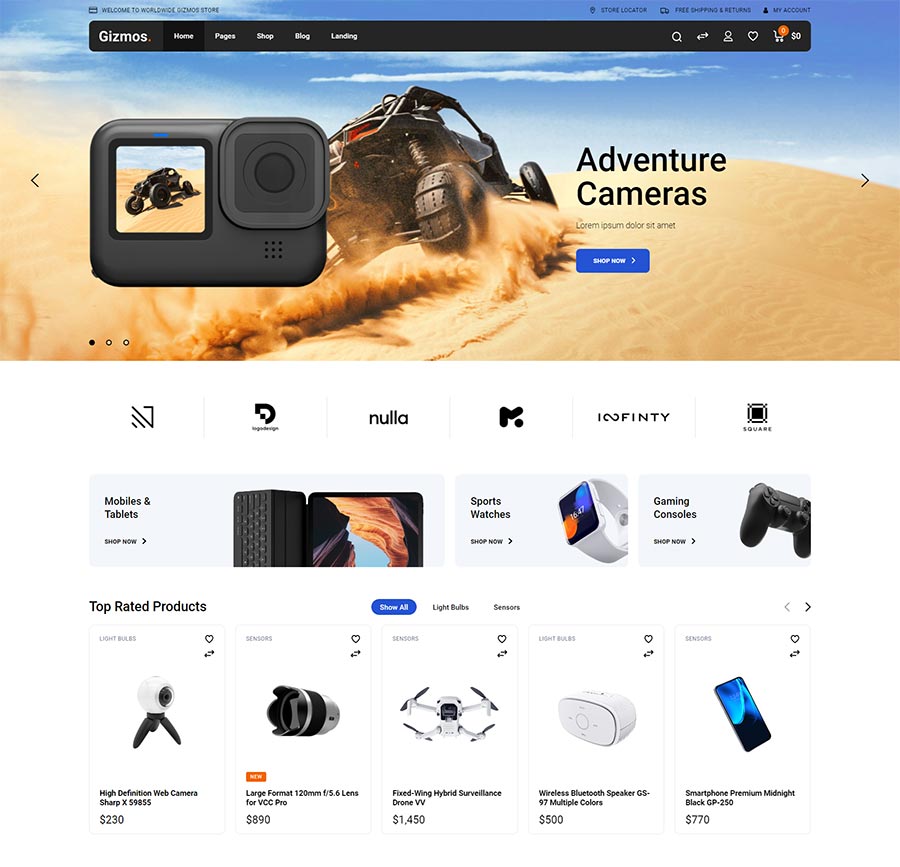 Gizmos WordPress Theme