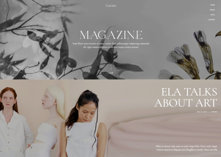 Gavino WordPress Theme