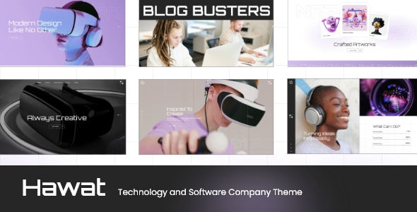 Hawat - Technology and Software Company Theme