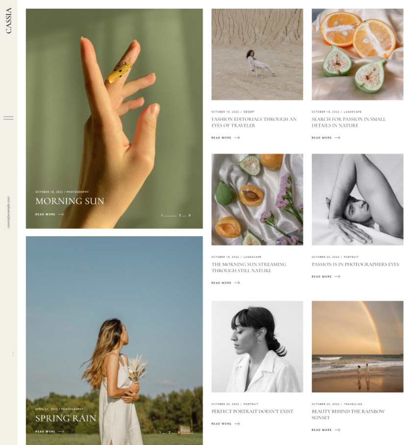 Photography Portfolio Theme