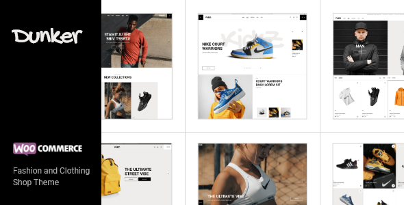 Dunker - Fashion and Clothing Shop Theme