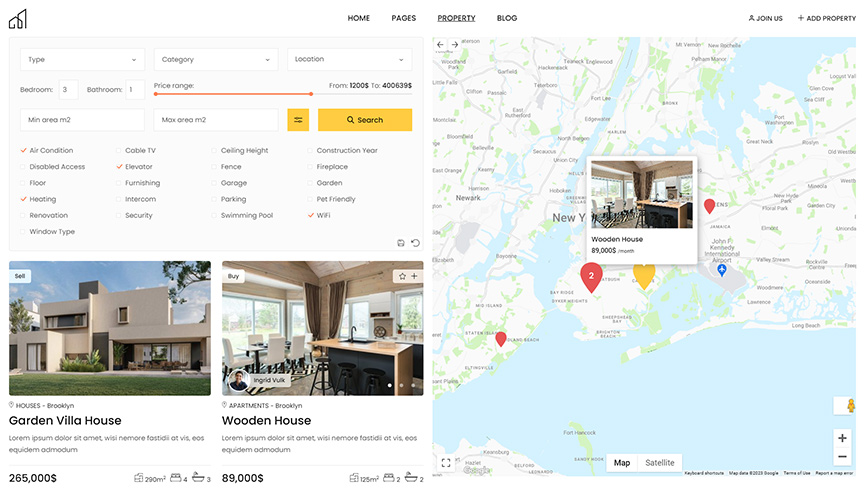 NewHome WordPress Theme