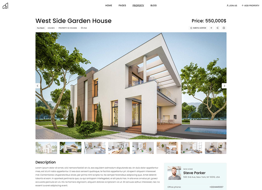 NewHome WordPress Theme