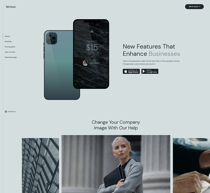 Leroux Wordpress Theme