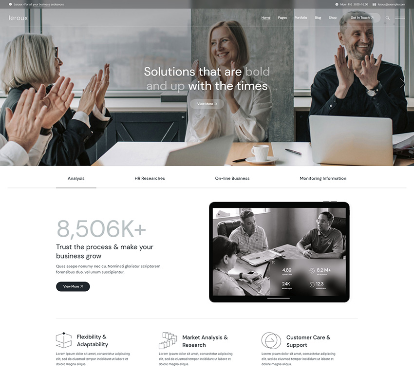 Leroux Wordpress Theme