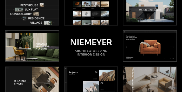 Niemeyer - Architecture and Interior Design Theme