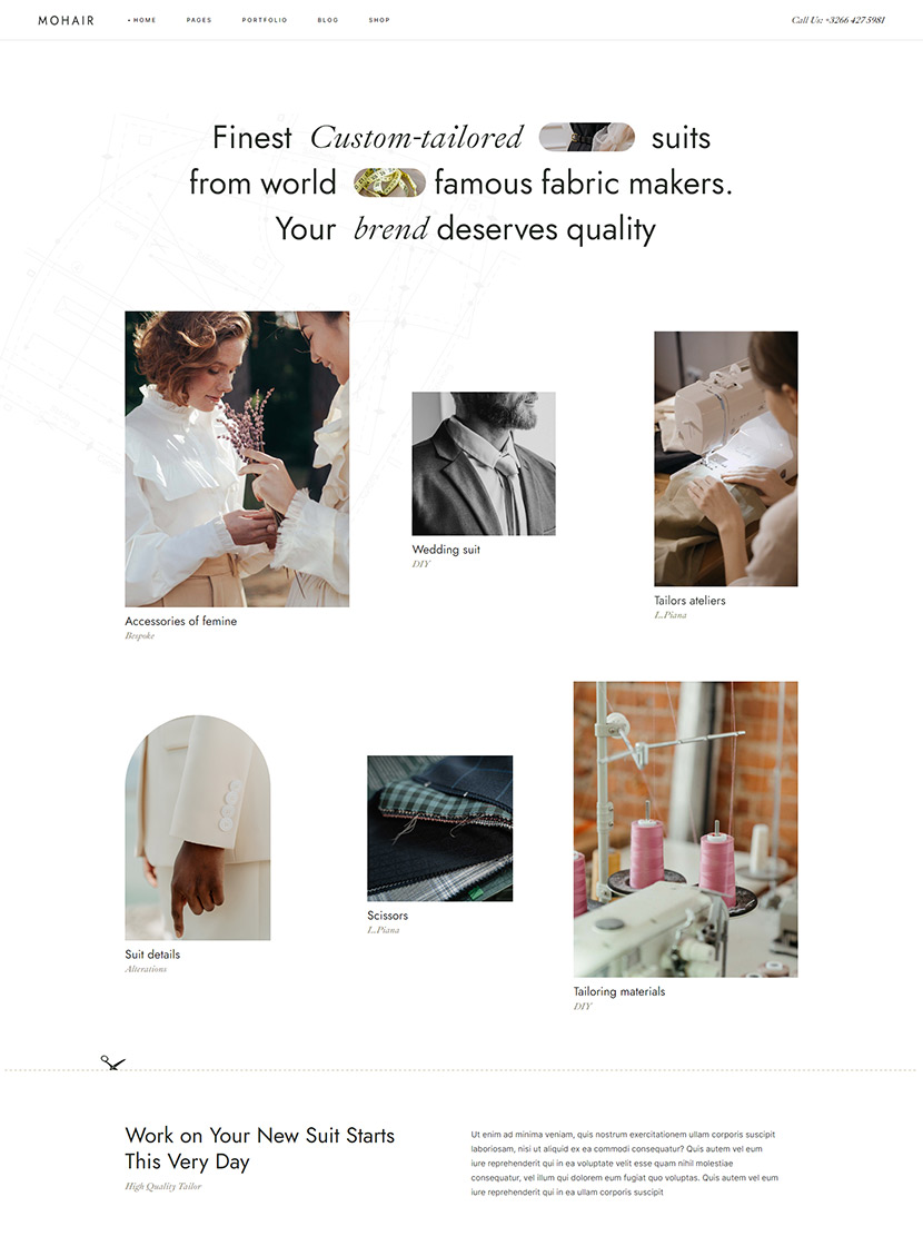 Mohair A Wordpress Theme