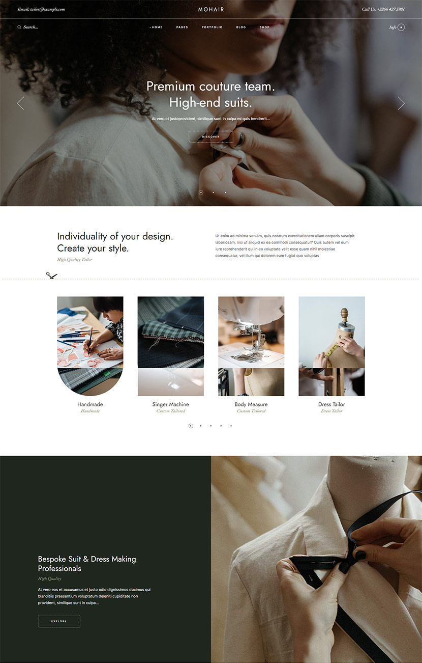 Mohair A Wordpress Theme