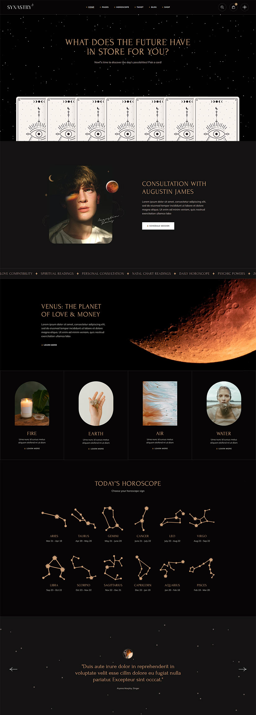 Synastry WordPress Theme