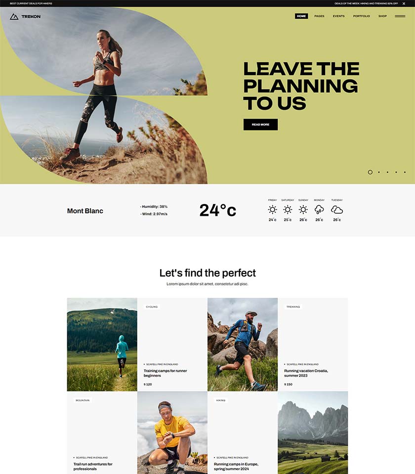 Trekon WordPress Theme