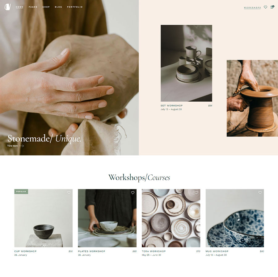 Stonemade WordPress Theme