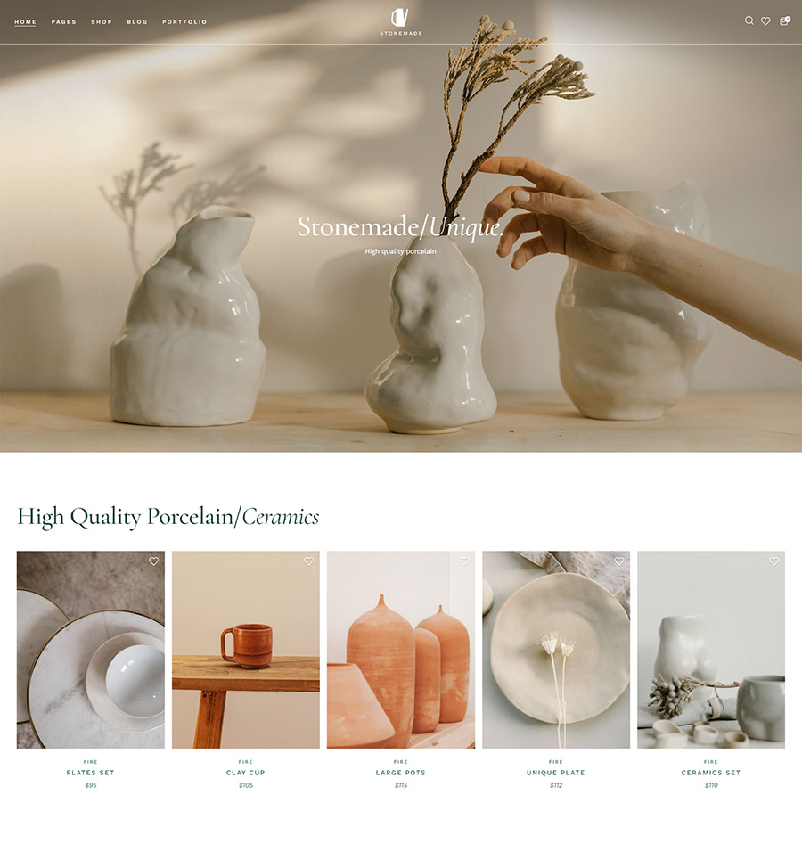 Stonemade WordPress Theme