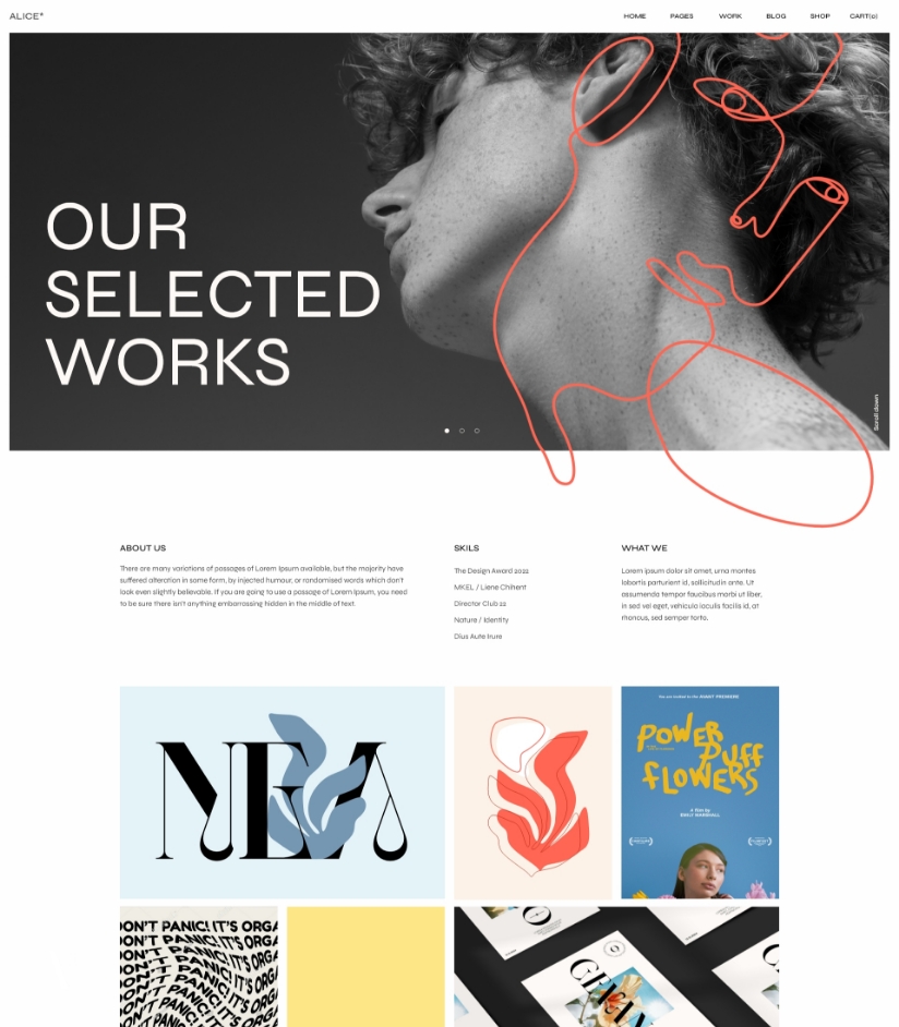 Alicia A WordPress Theme