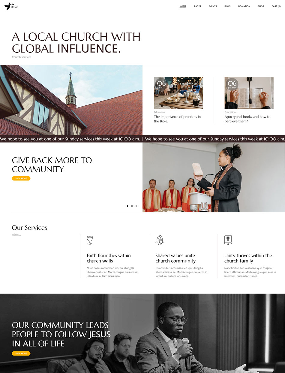 Orison WordPress Theme