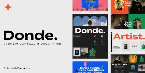 Donde - Artist Portfolio Theme