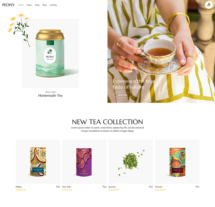 Peony WordPress Theme