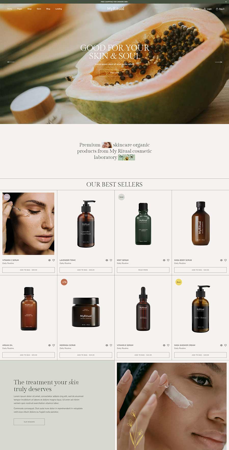 MyRitual WordPress Theme