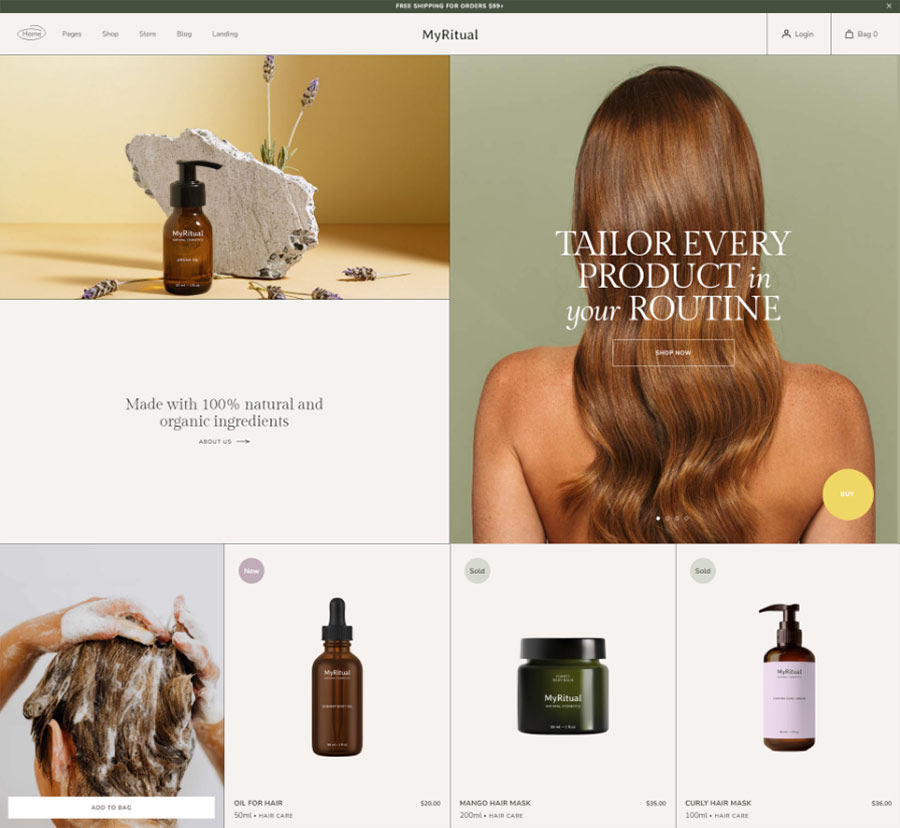 MyRitual WordPress Theme