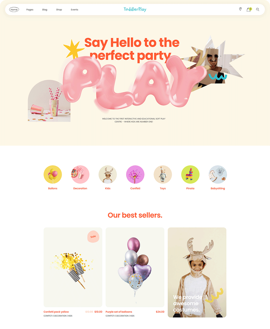 ToddlerPlay WordPress Theme