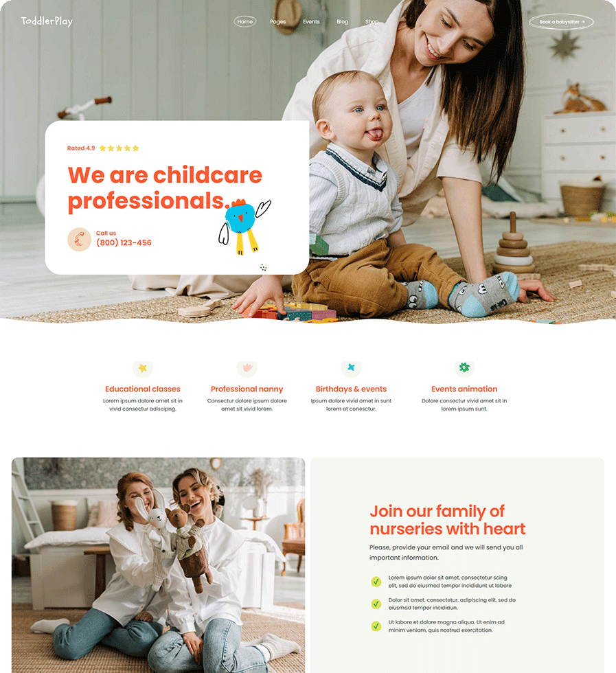 ToddlerPlay WordPress Theme