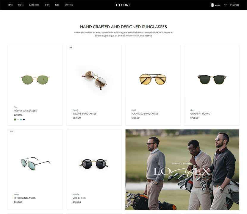 Ettore WordPress Theme