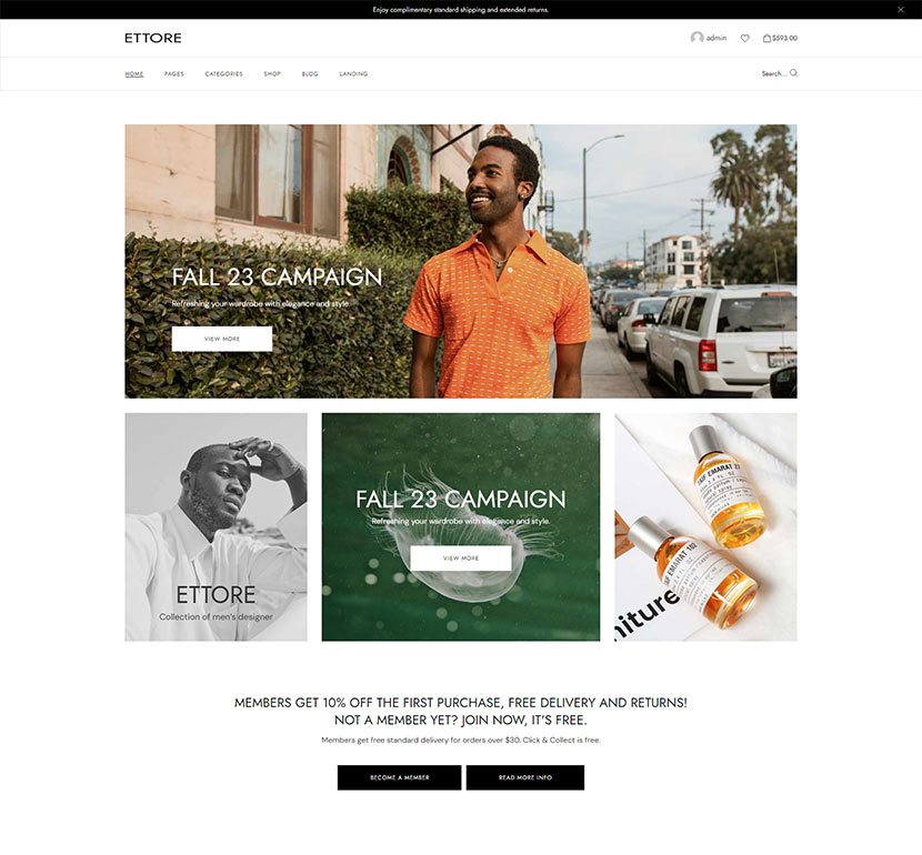 Ettore WordPress Theme