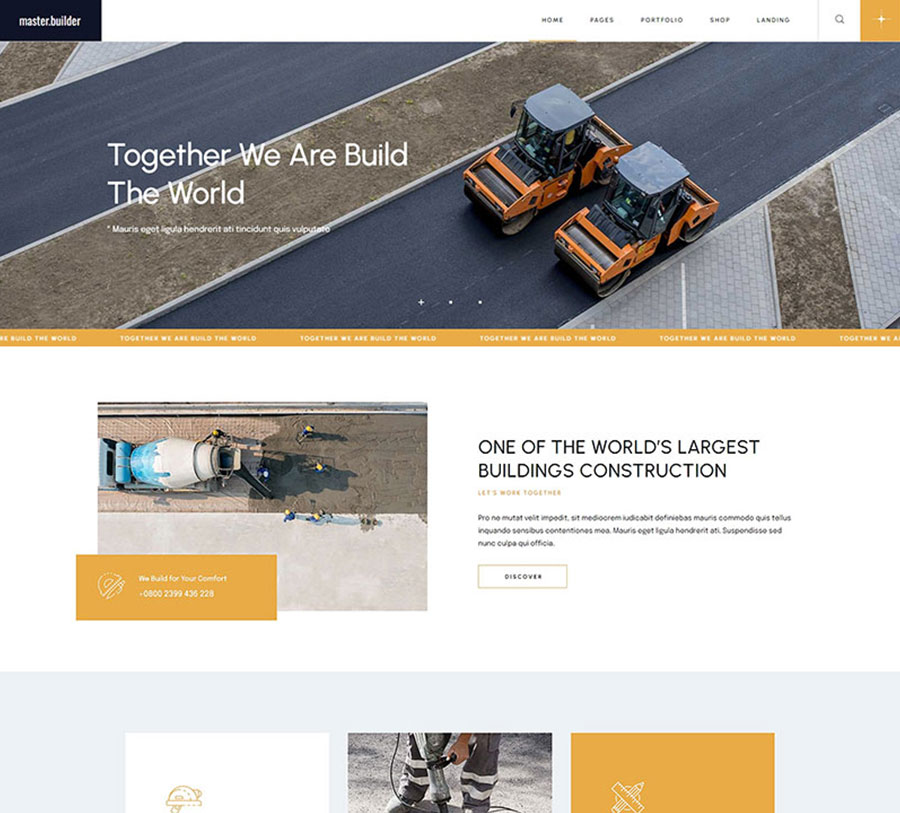 MasteBuilder WordPress Theme