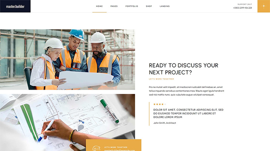 MasteBuilder WordPress Theme