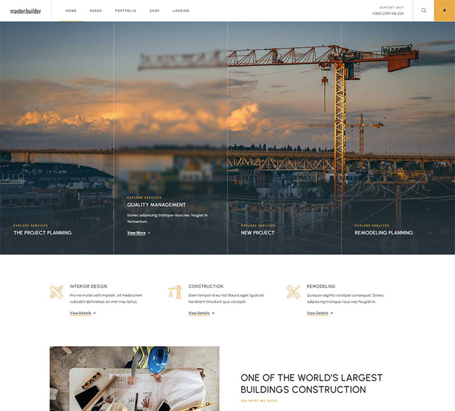 MasteBuilder WordPress Theme