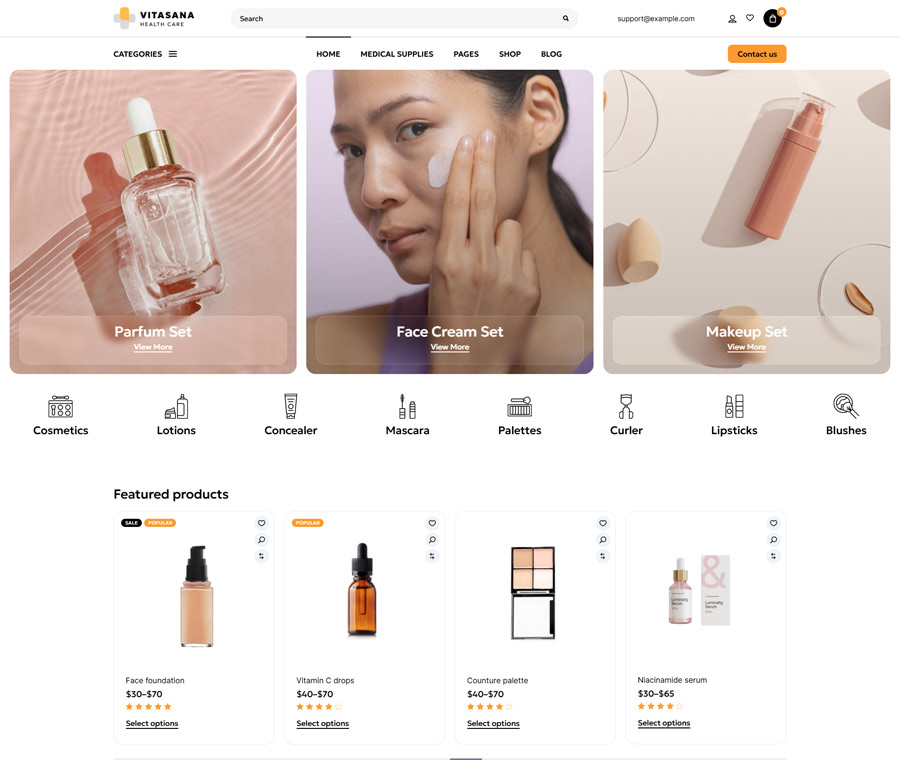 Vitasana WordPress Theme